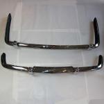Front and Rear Bumper, Set Stainless Steel 