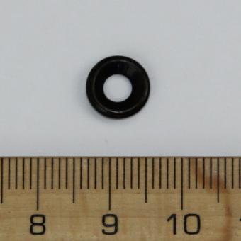 черненая потайная розетка винта арматурного щитка 