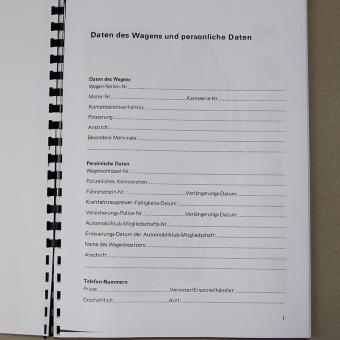 Owners Handbook German 