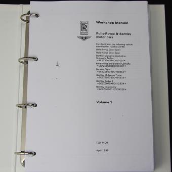Workshop Manual, Englisch, 4 Volumes in 5 Books 