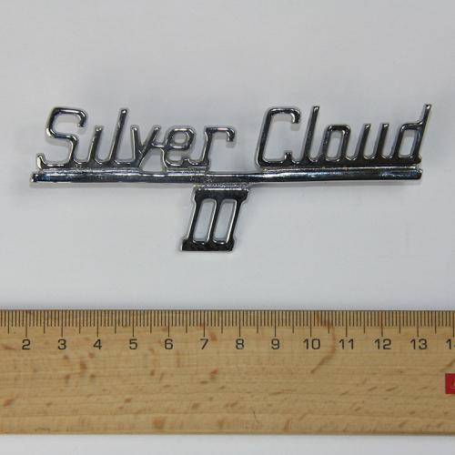 Product image of the product “Boot Lid Badge, Silver Cloud III ”