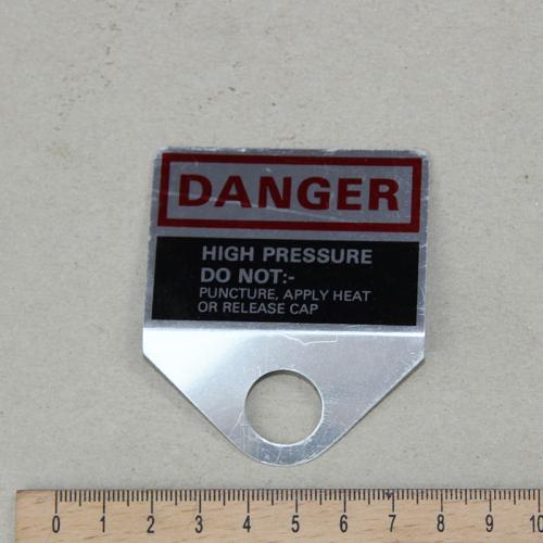 Product image of the product “Accumulator Sphere, Warning Plate ”