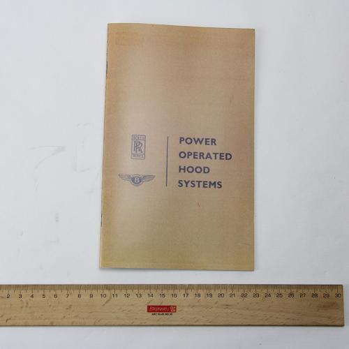 Product image of the product “Power Operated Hood Systems, Booklet (English) ”
