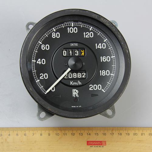 Product image of the product “Speedometer, Rolls-Royce, Conversion to Kilometre Dial, Exchange ”