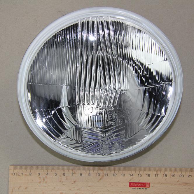Headlamp Unit H4, domed 