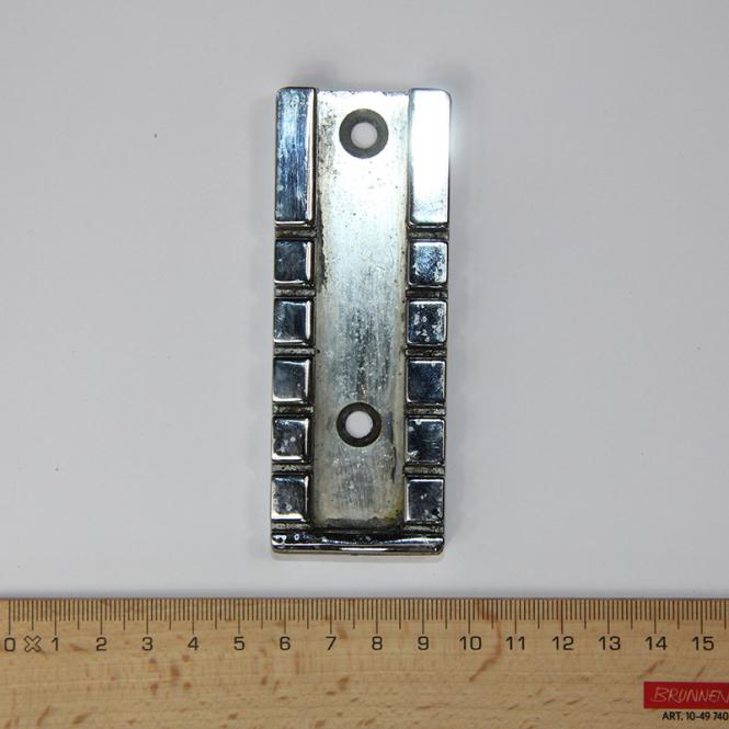 riel de soporte (cromado) del reposabrazos del panel de puerta delantera, usado 